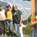 Images showing Greater Lowell Community Foundation staff visiting the farm.